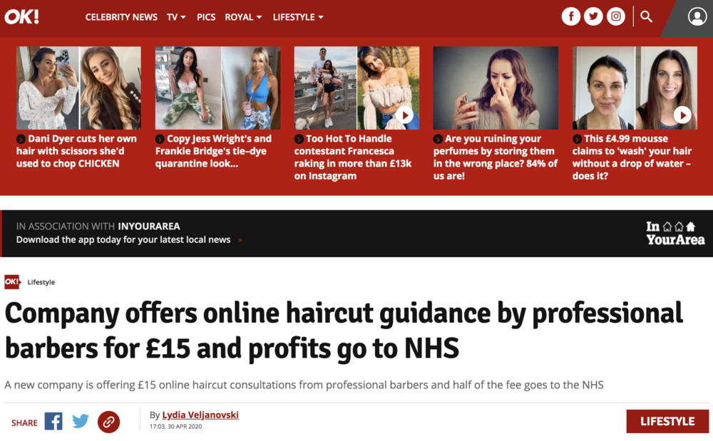 Ok! Magazine article here