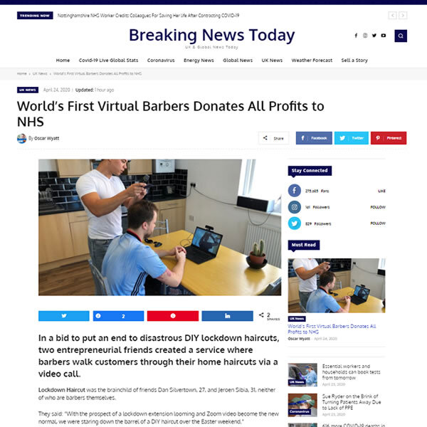 Breaking News Today article here