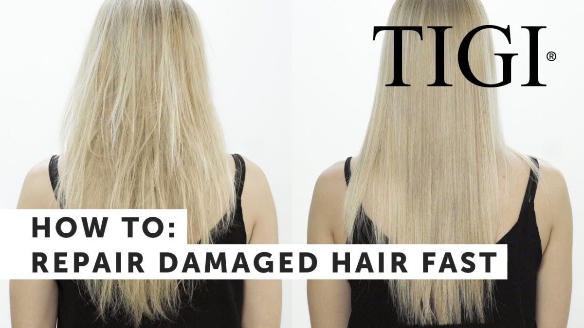 How to repair over processed hair