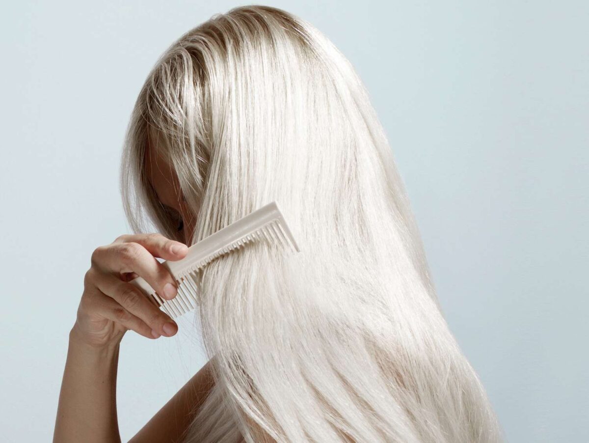 How to fix gummy hair fast